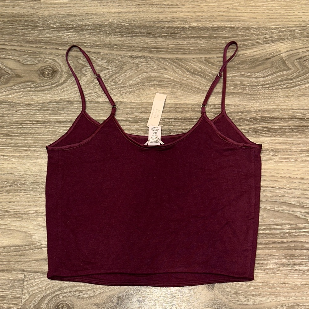Victorias Secret Plum Spaghetti Strap Top - Picture 2 of 2